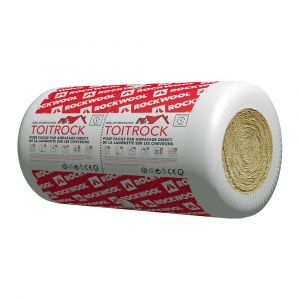 Rouleau laine de roche TOITROCK KRAFT 7000x600x70mm - 2 panneaux