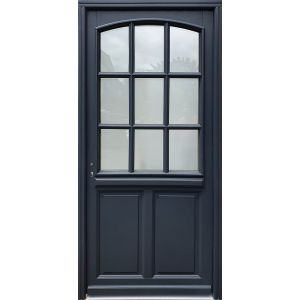 Porte d'entree Alix gauche - Anthracite - 215x90cm