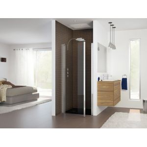 Paroi ZENITH Porte Pivotante sans seuil. Largeur 67/71 Hauteur 190cm