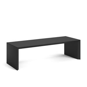 Banc noir pour po&ecirc;le &agrave; bois DANTE