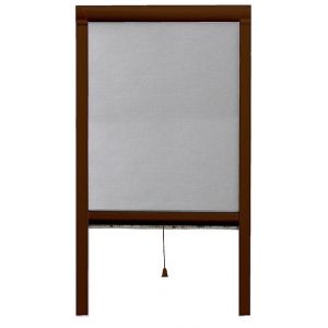 Store moustiquaire enroulable - Marron - 125x230cm