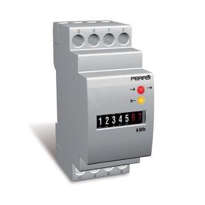 PERRY-Compteur d'énergie monophasée 2 DIN