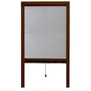 Store moustiquaire enroulable - Marron - 150x230cm