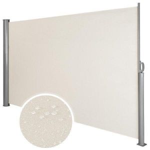 Auvent store latéral brise-vue abri soleil aluminium rétractable 200 x 300 cm beige 08_0000533