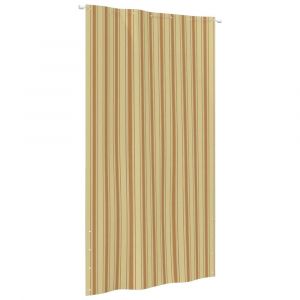 Écran de balcon brise pare vue protection confidentialité jaune et orange 140 x 240 cm tissu oxford 02_0010217