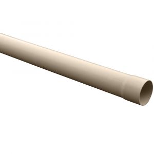 Tube 2 metres descente de gouttiere pvc sable diametre 50 mm