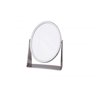 Miroir grossissant x5 a poser ovale 21,5x16