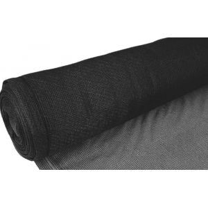 Brise vue Maille tiss&eacute;e Noir 200gr/m2 1.5x3M