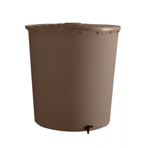 Récupérateur d'eau de pluie - Taupe - 500L