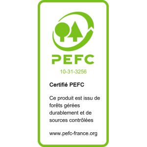 Bloc-porte poussant droite H.204 x l.73 MDF CHENE FONCE