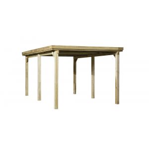 Carport simple 617 T1 - Surface hors tout16,49m2 - couverture PVC