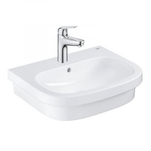 Vasque à poser Euro Ceramic 60cm + Mitigeur lavabo M Swift Chromé