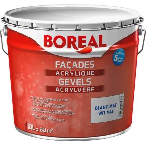 Peinture façade - Blanc - Mat profond - 24kg