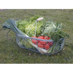 Panier a recolte 30litrees galvanise