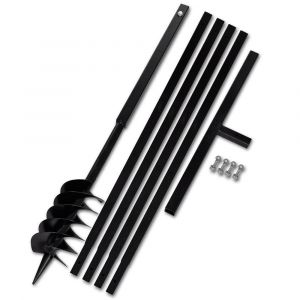 Bêche et tarière manuelle 120 mm avec rallonge mèche outils garage atelier bricolage 3402075