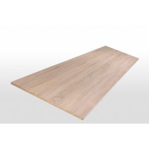 Tablette m&eacute;lamin&eacute;e ch&ecirc;ne brut 250x60x1.8cm