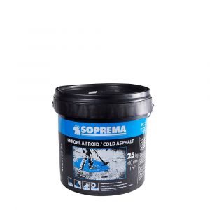 Enrobé bitumineux à froid noir 25kg STRTOS R6 SOPREMA®