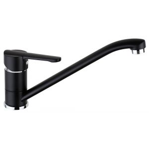 Mitigeur &eacute;vier bas ch&ecirc;ne noir nf