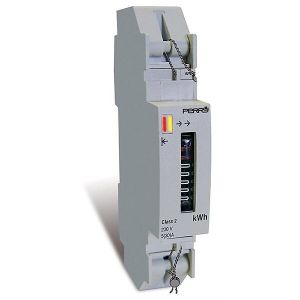 PERRY-Compteur d'énergie monophasée 1 DIN