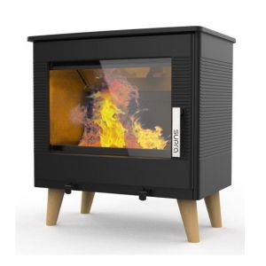 poêle à bois étanche 7.3kw noir - FR9016170B