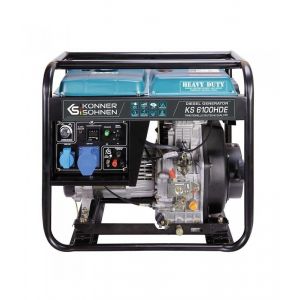 G&eacute;n&eacute;rateur diesel 5500W (EURO V) avec d&eacute;marrage &eacute;lectrique - K&ouml;nner & S&ouml;hnen KS 6100HDE