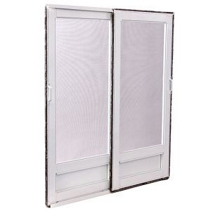 Moustiquaire coulissante - Aluminium - Blanc - 240x240cm