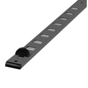 Grille a glissiere alu 485/1 275mm 9005