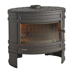 Po&ecirc;le &agrave; bois Angor - Fonte - Anthracote - 12kW