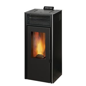 Po&ecirc;le &agrave; granul&eacute;s Nola - Acier et fonte - Noir - 10kW