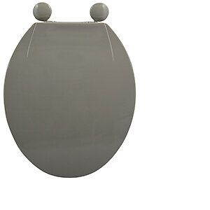 MSV Abattant WC PP Taupe - Charnières PS