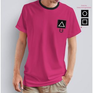 Tshirt - Squid Game - Garde + 3 Patchs - Taille L