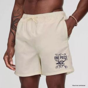 Short De Bain - One Piece - Beige - Taille S