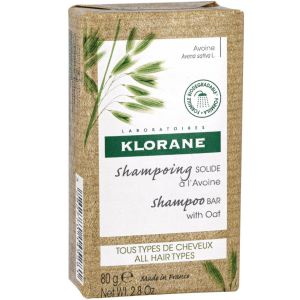Shampoing solide à l’Avoine pour tous types de cheveux                                - Klorane