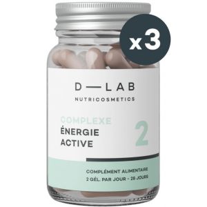 Compl&eacute;ment alimentaire tonus & minceur Complexe &Eacute;nergie Active - 3 mois                                - D-LAB Nutricosmetics
