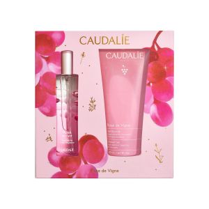 Coffret rose des vignes gel douche offert                                - Caudalie