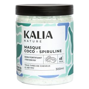 Masque cheveux fortifiant coco-spiruline - 300ml                                - Kalia Nature