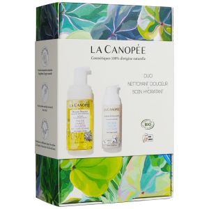 Duo nettoyant douceur et soin hydratant pour peaux sensibles                                - La Canopée