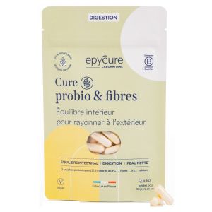 Complément alimentaire cure probio et fibres                                - Epycure