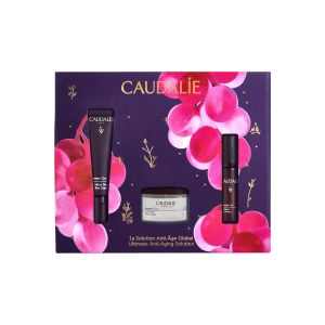 Coffret Cr&egrave;me Yeux Premier Cru s&eacute;rum & cr&egrave;me anti-age offerts                                - Caudalie
