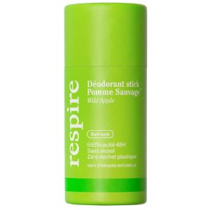Déodorant naturel solide en stick Pomme Sauvage                                - Respire