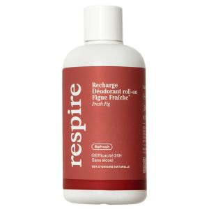 Déodorant roll on Figue fraîche rechargeable - Recharge 150ml                                - Respire