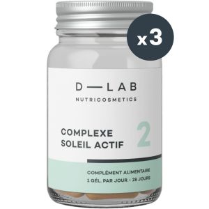 Compl&eacute;ment alimentaire Complexe Soleil Actif - 3 mois                                - D-LAB Nutricosmetics