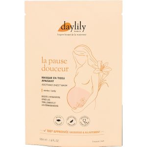 Masque en tissu pour le ventre apaisant la Pause Douceur                                - Daylily Paris