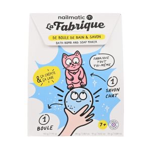 Kit Fabrique boule de bain et savon enfant                                - Nailmatic