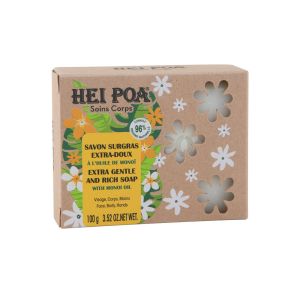 Savon solide extra doux au Monoï                                - Hei Poa