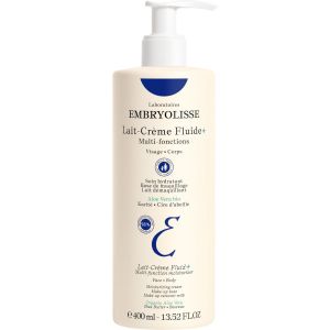 Lait-Crème Fluide+ visage & corps rechargeable - 400 ml                                - Embryolisse