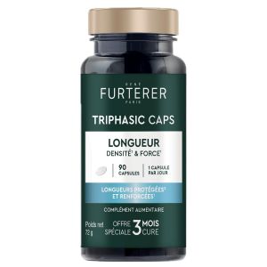 Compl&eacute;ment alimentaire longueur Triphasic Caps                                - Ren&eacute; Furterer