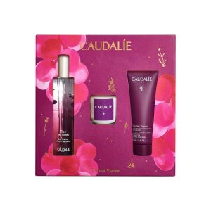 Coffret th&eacute; des vignes bougie & gel douche offerts                                - Caudalie
