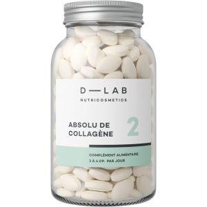 Compl&eacute;ment alimentaire anti-rides Absolu de Collag&egrave;ne - 2 mois et demi &ndash; Nouvelle formule                                - D-LAB Nutricosmetics