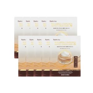 Farm Stay - Masque Crème Perfecteur de Teint au Riz et au Bifida - 10pièces